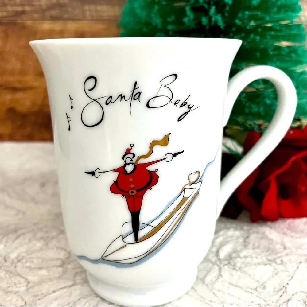 Fun Santa Baby Mug by Pottery Barn